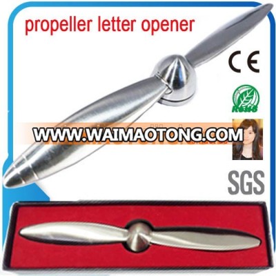 Propeller Metal Letter Opener Envelope Cutter Airline Premium Gift